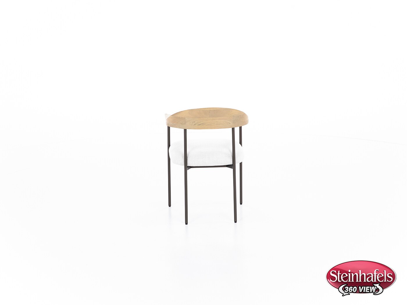 dove white inch standard seat height side chair  image   