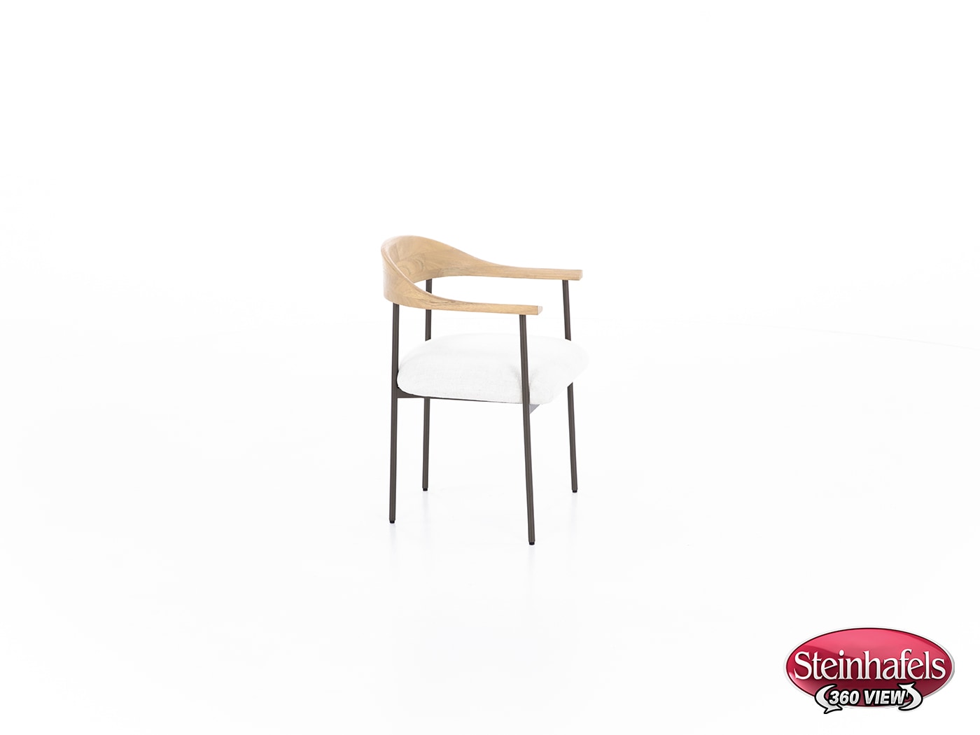 dove white inch standard seat height side chair  image   