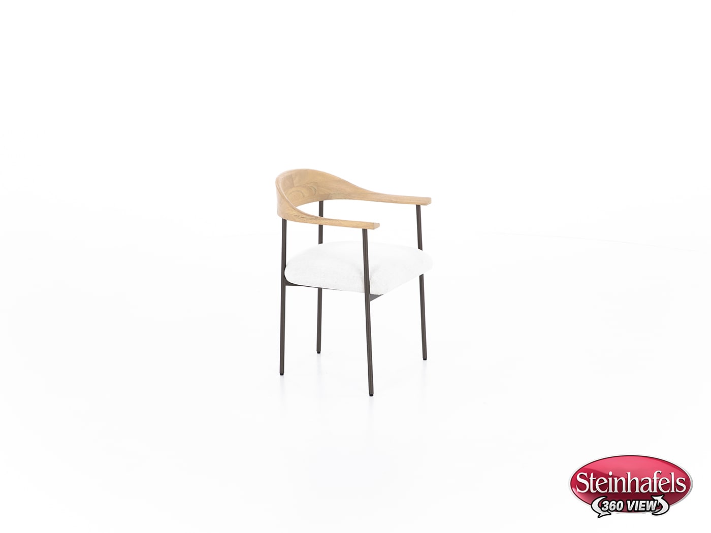 dove white inch standard seat height side chair  image   