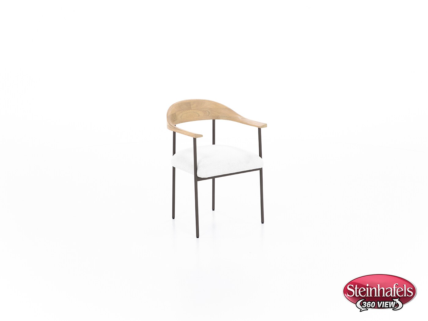 dove white inch standard seat height side chair  image   