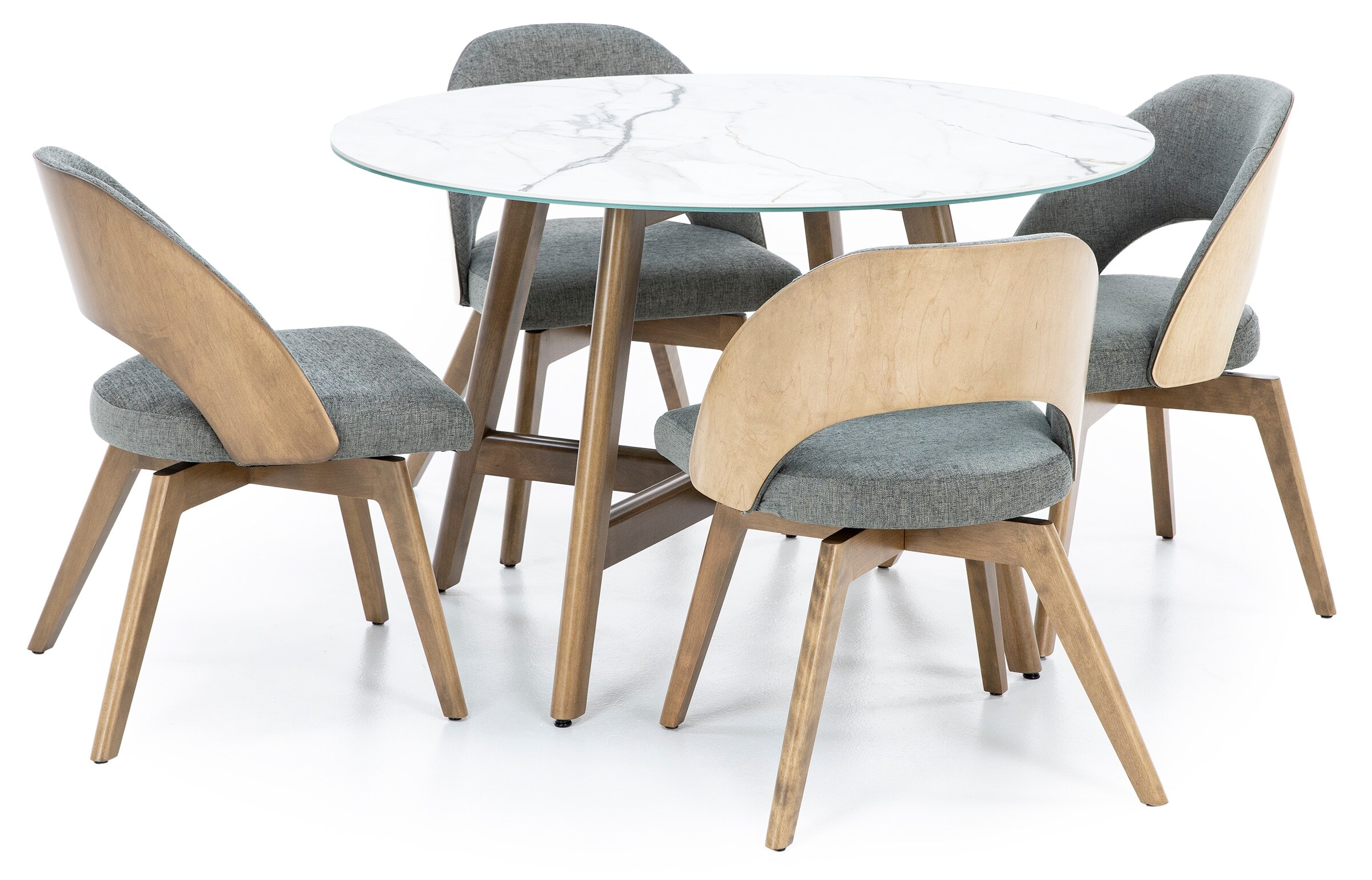 Canadel Downtown Upholstered Swivel Side Chair 5189 | Steinhafels