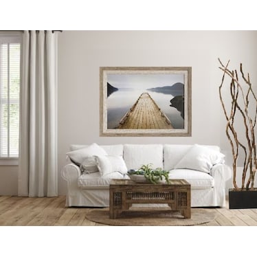 Birch Floor Screen 7'H