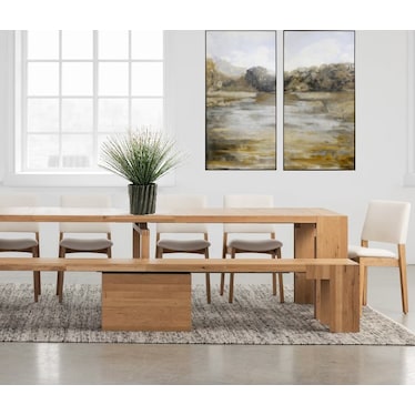 Onion Grass in Ceramic Planter 12"W x 22"H