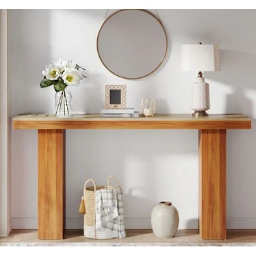 White Magnolia Waterlook in Glass Vase 8"W x 14"H