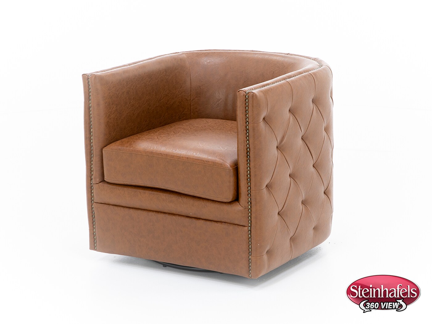e & e co ltd brown swivel chair  image   