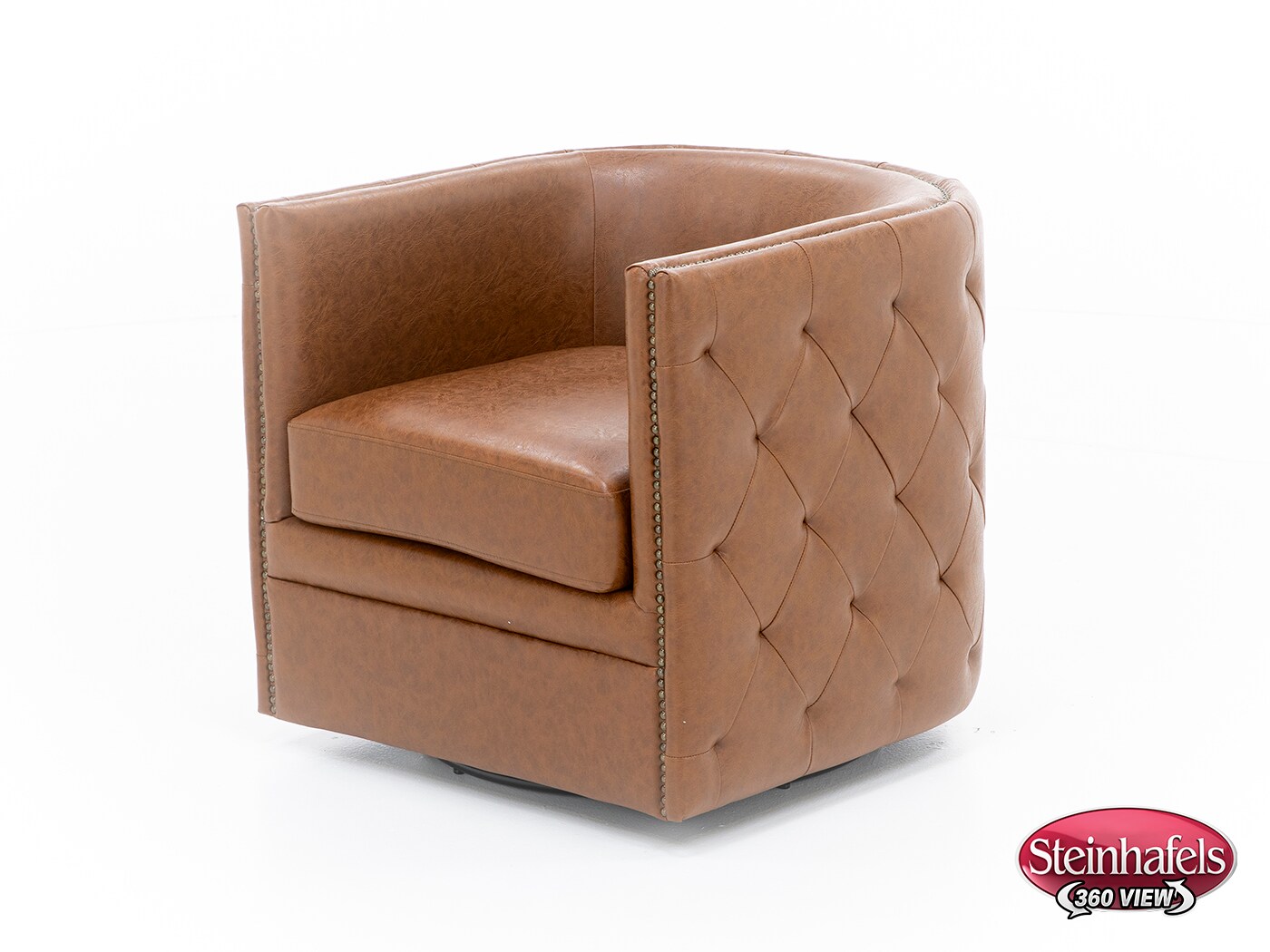 e & e co ltd brown swivel chair  image   