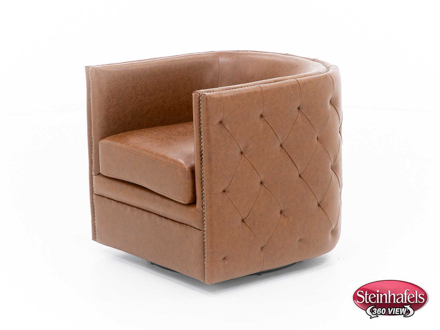 e & e co ltd brown swivel chair  image   