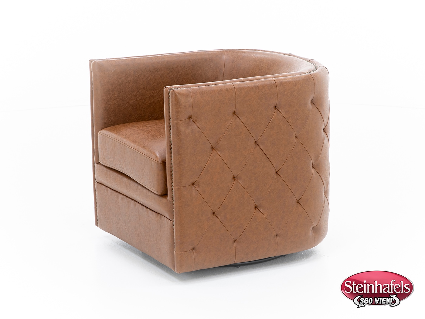 e & e co ltd brown swivel chair  image   