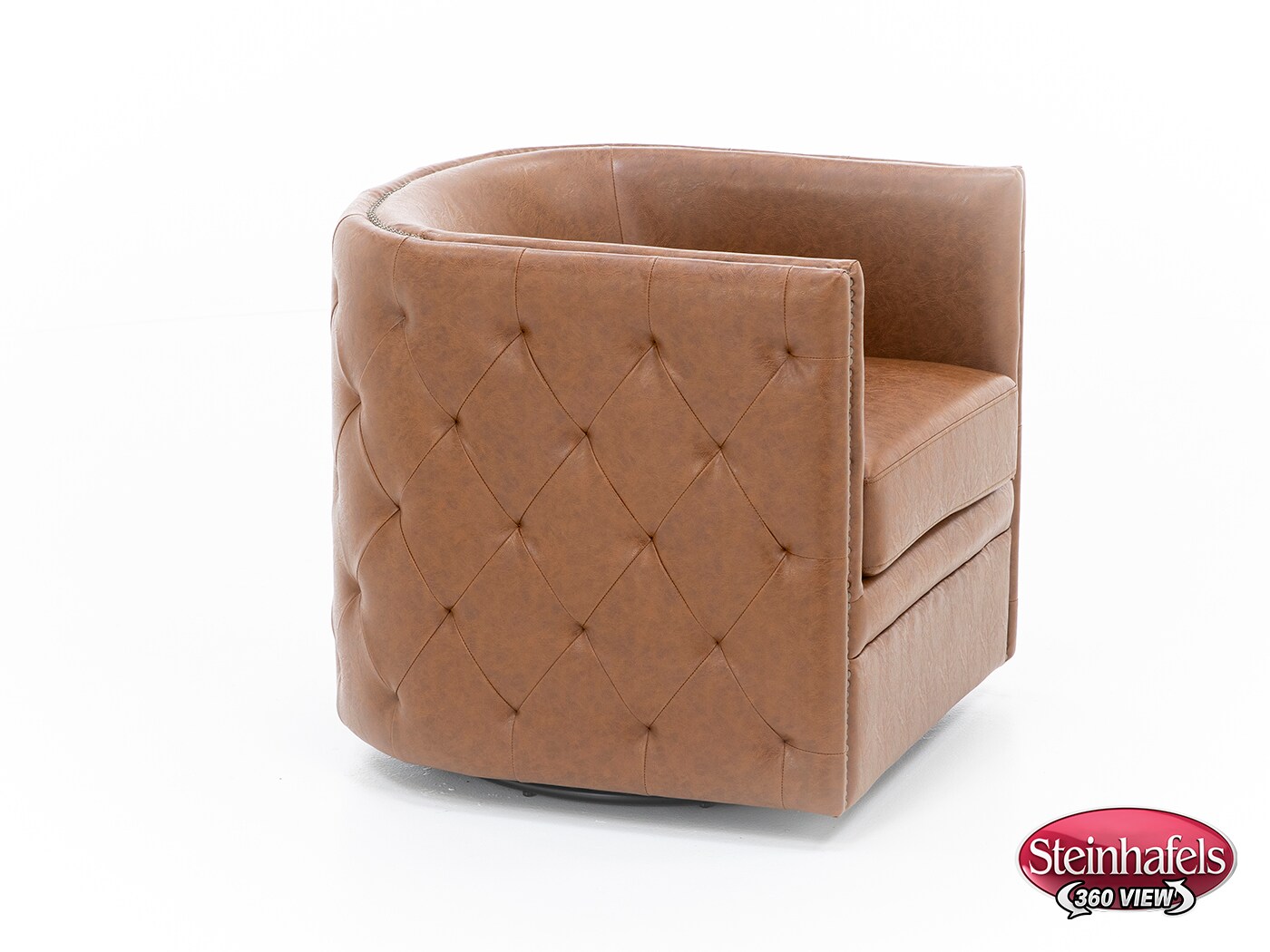 e & e co ltd brown swivel chair  image   