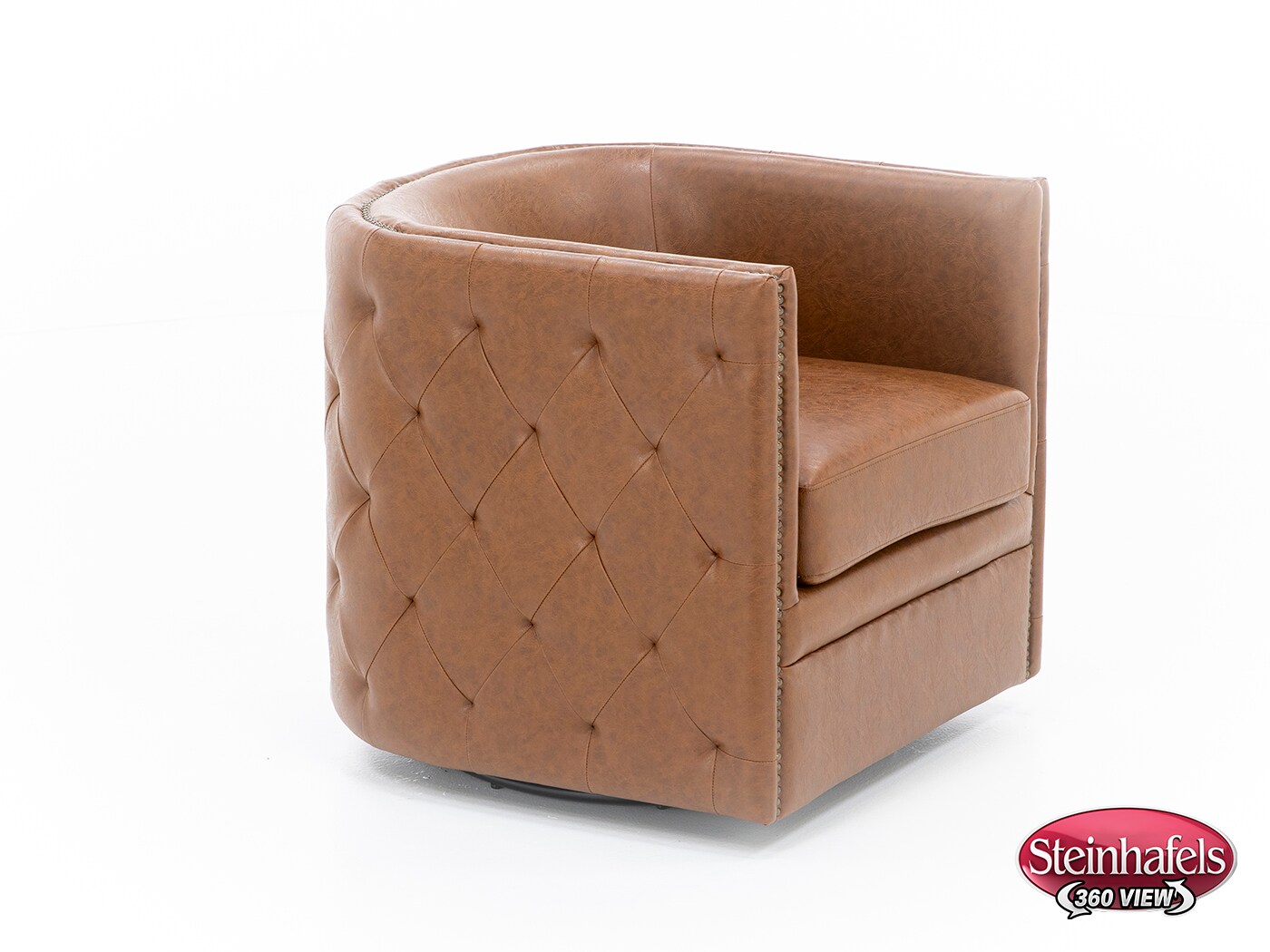 e & e co ltd brown swivel chair  image   