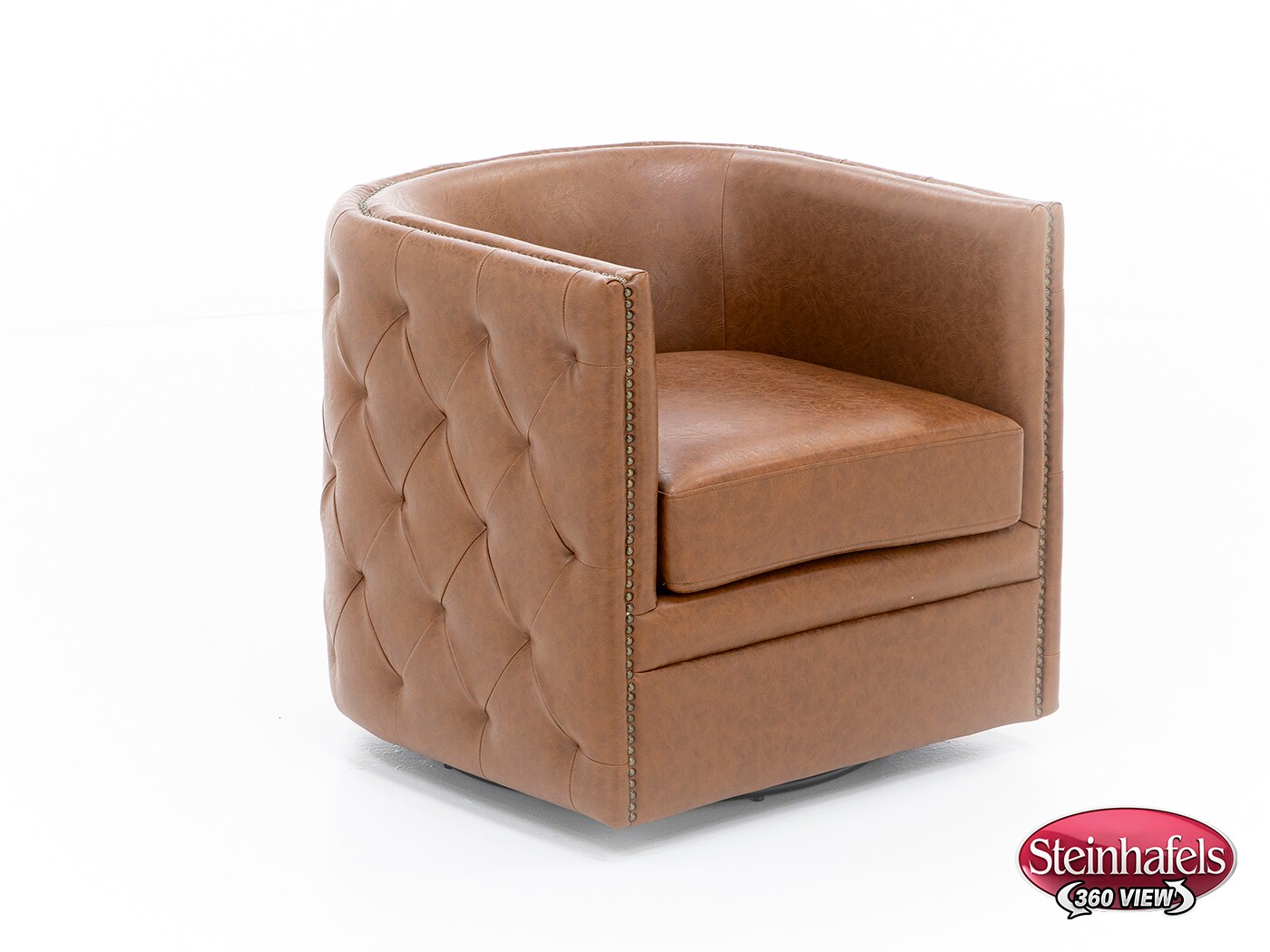 e & e co ltd brown swivel chair  image   