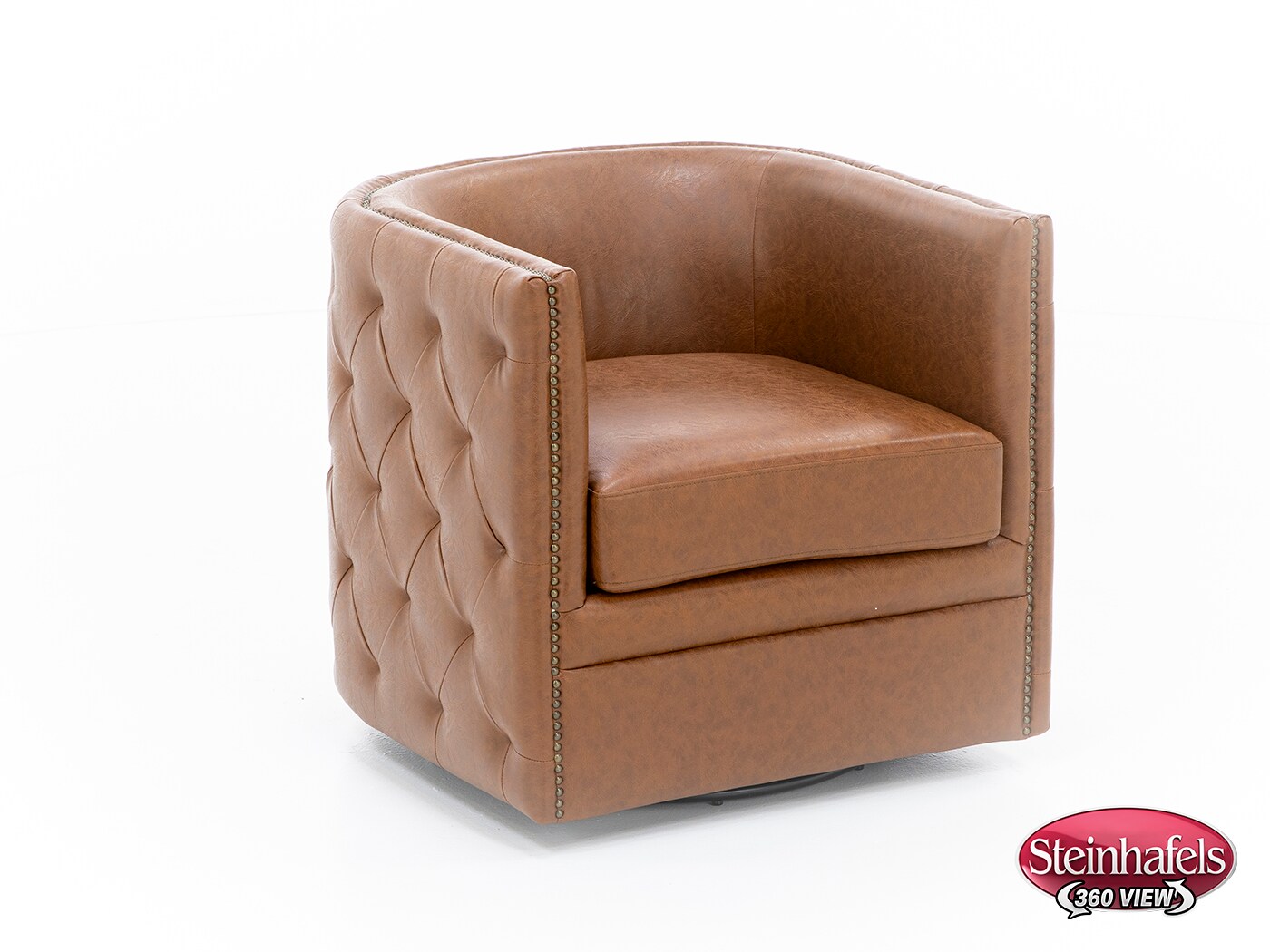 e & e co ltd brown swivel chair  image   