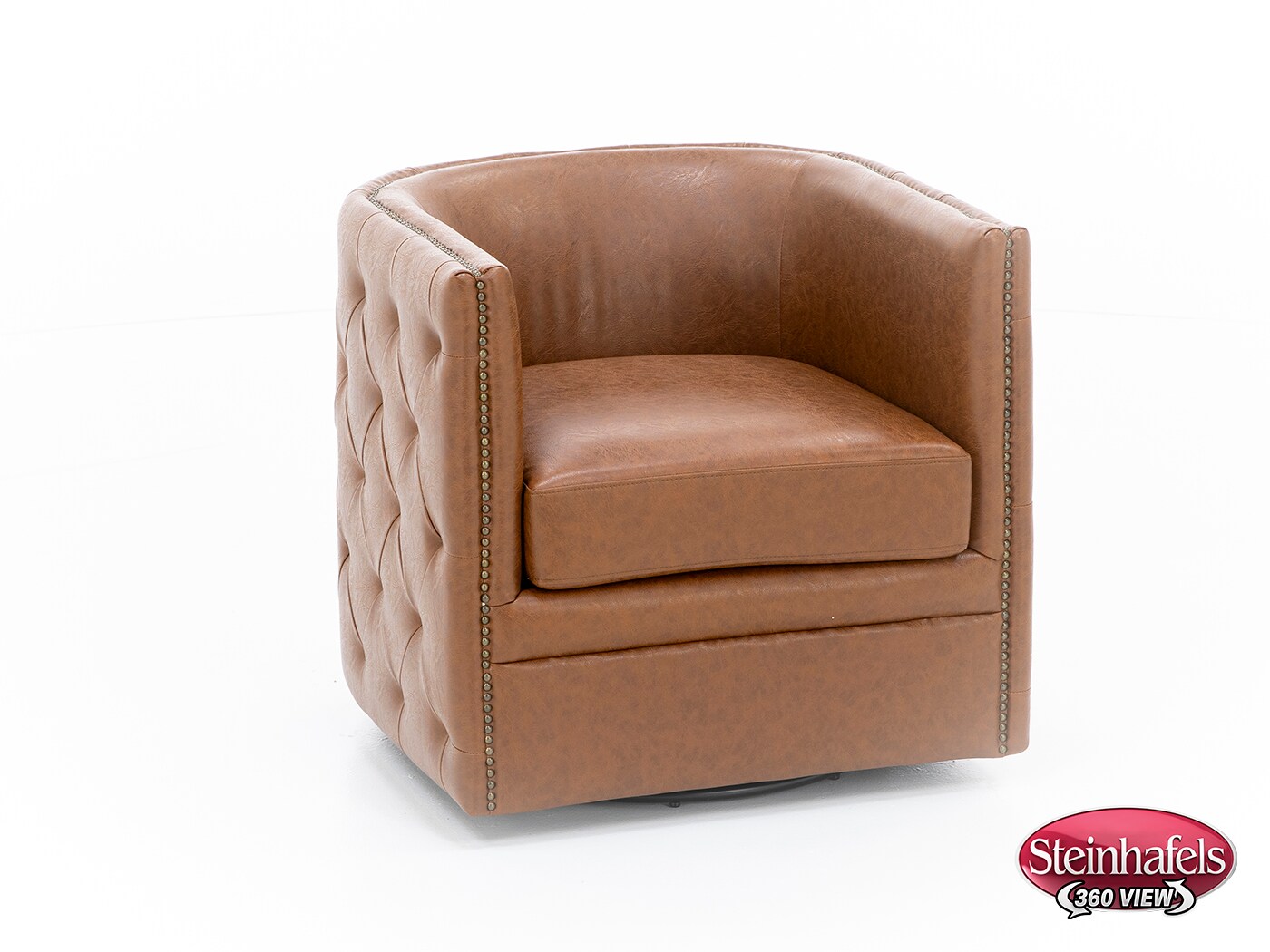 e & e co ltd brown swivel chair  image   