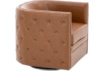e & e co ltd brown swivel chair   
