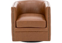 e & e co ltd brown swivel chair   