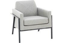 e & e co ltd grey accent chair   