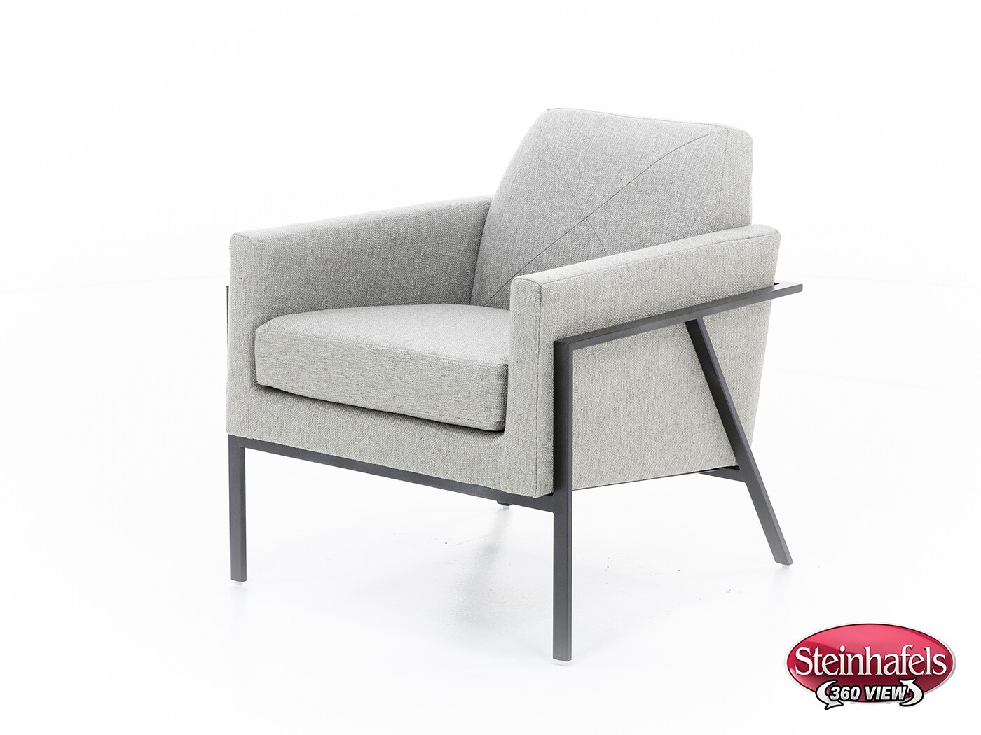 e & e co ltd grey accent chair  image   