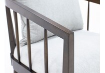 e & e co ltd grey accent chair   