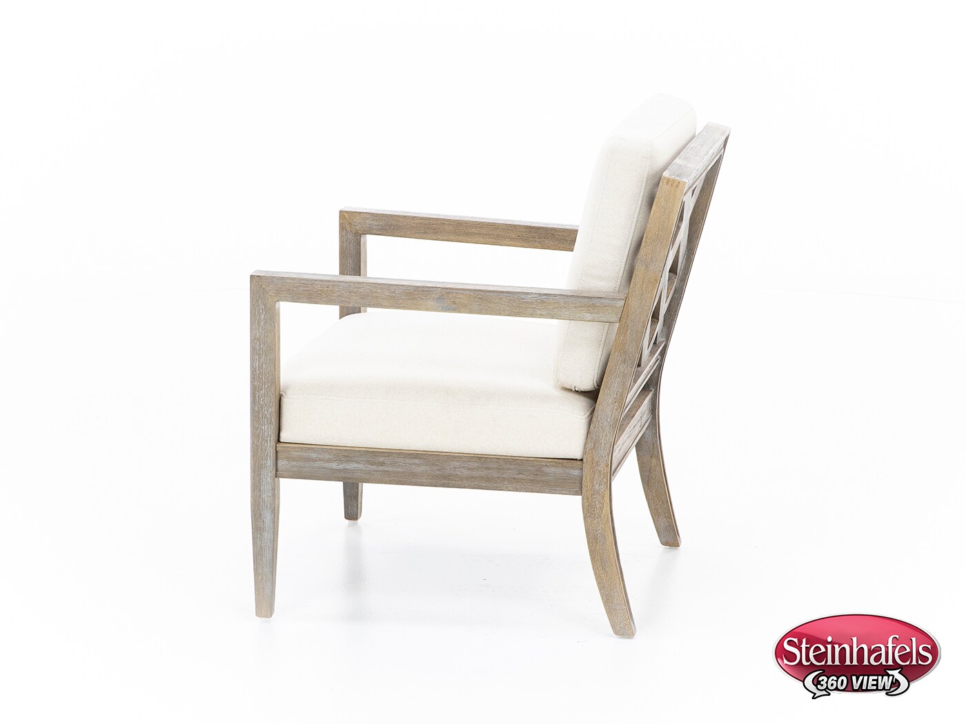 e & e co ltd white accent chair  image   