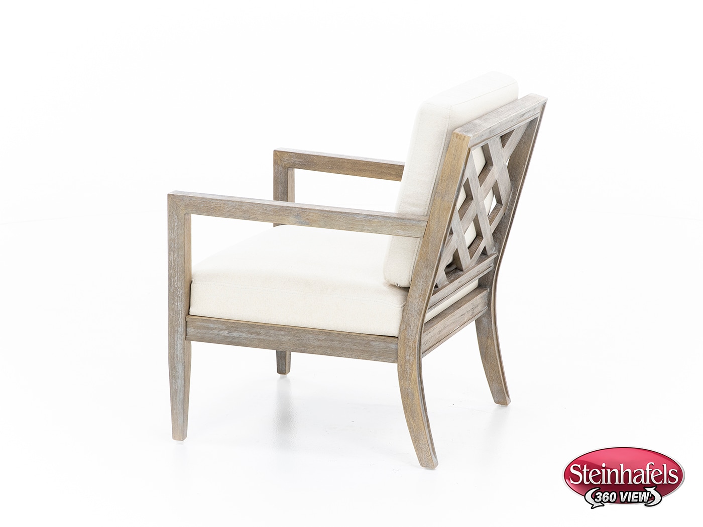 e & e co ltd white accent chair  image   