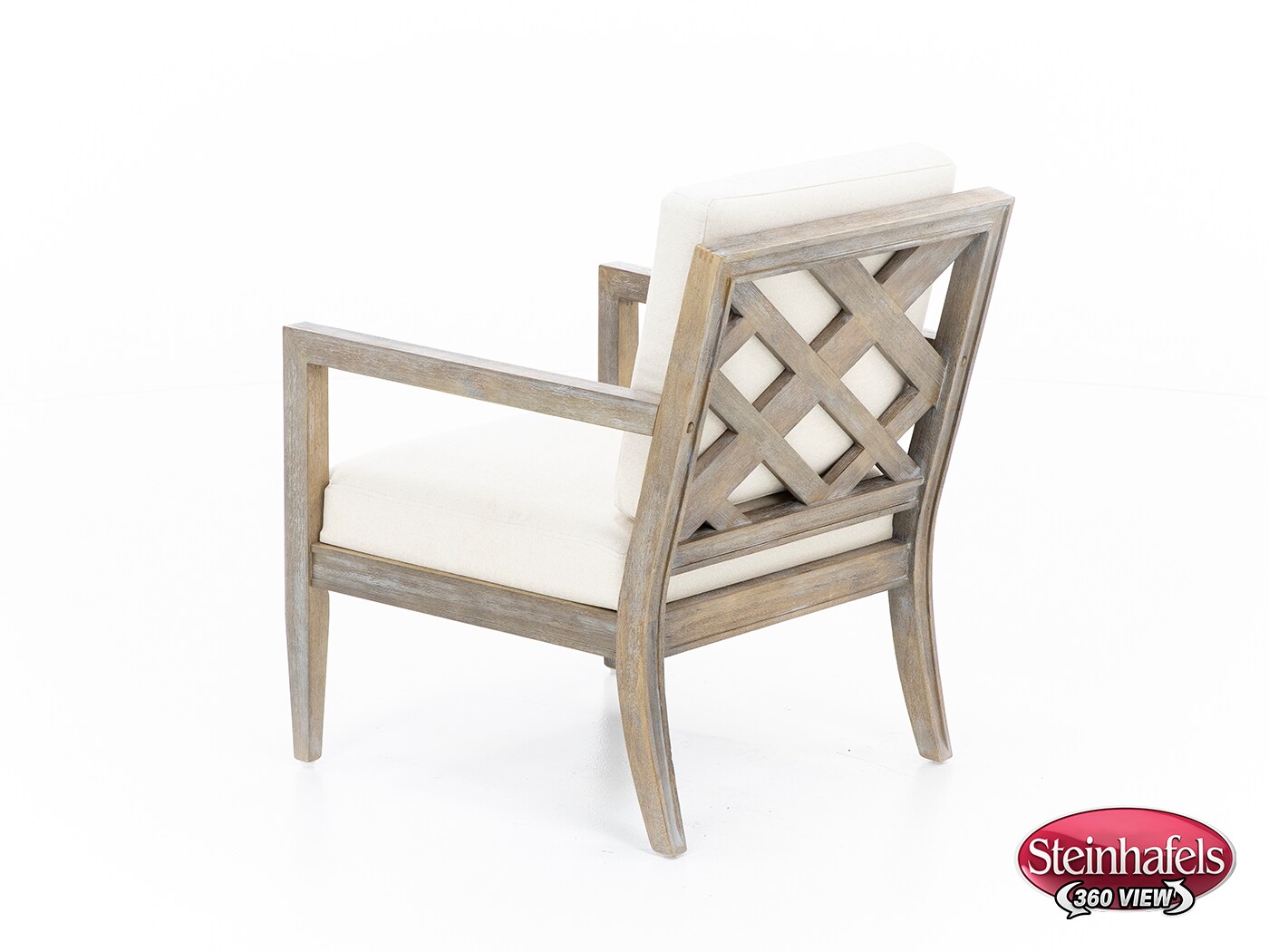 e & e co ltd white accent chair  image   