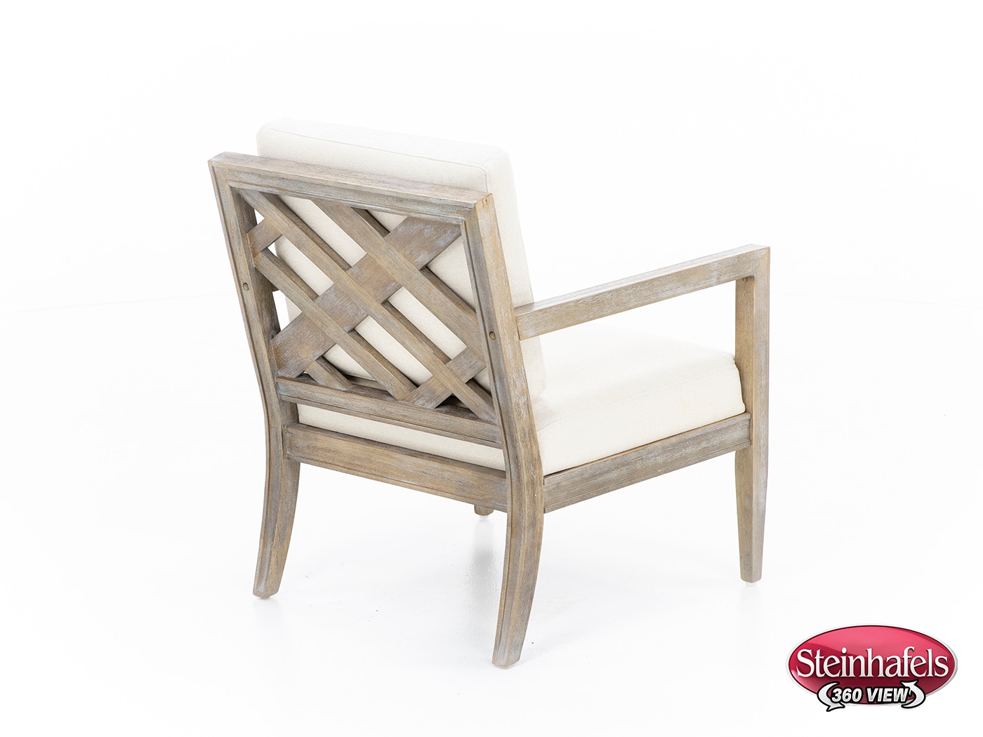 e & e co ltd white accent chair  image   