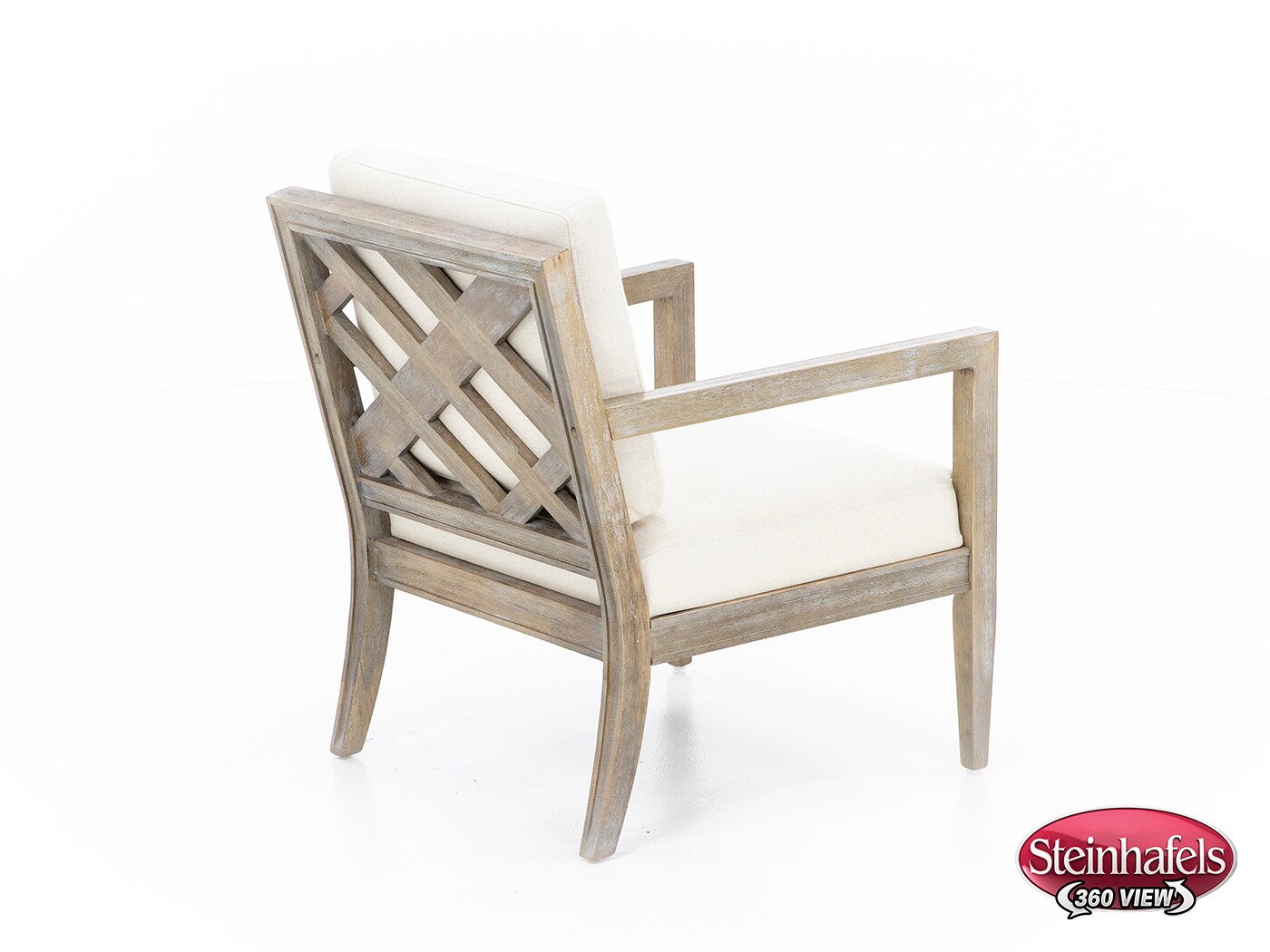 e & e co ltd white accent chair  image   