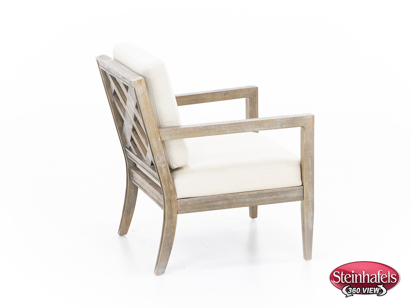 e & e co ltd white accent chair  image   