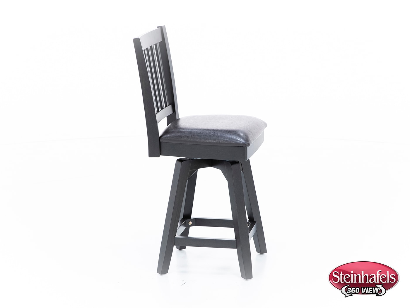 east coast innovators black inch & over bar seat stool  image   