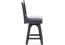 east coast innovators black inch & over bar seat stool   