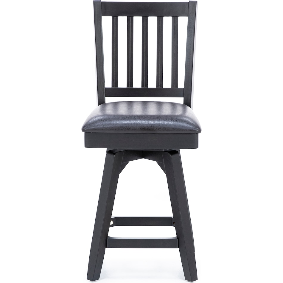 east coast innovators black inch & over bar seat stool   