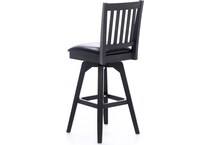 east coast innovators black inch & over bar seat stool   