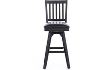 east coast innovators black inch & over bar seat stool   