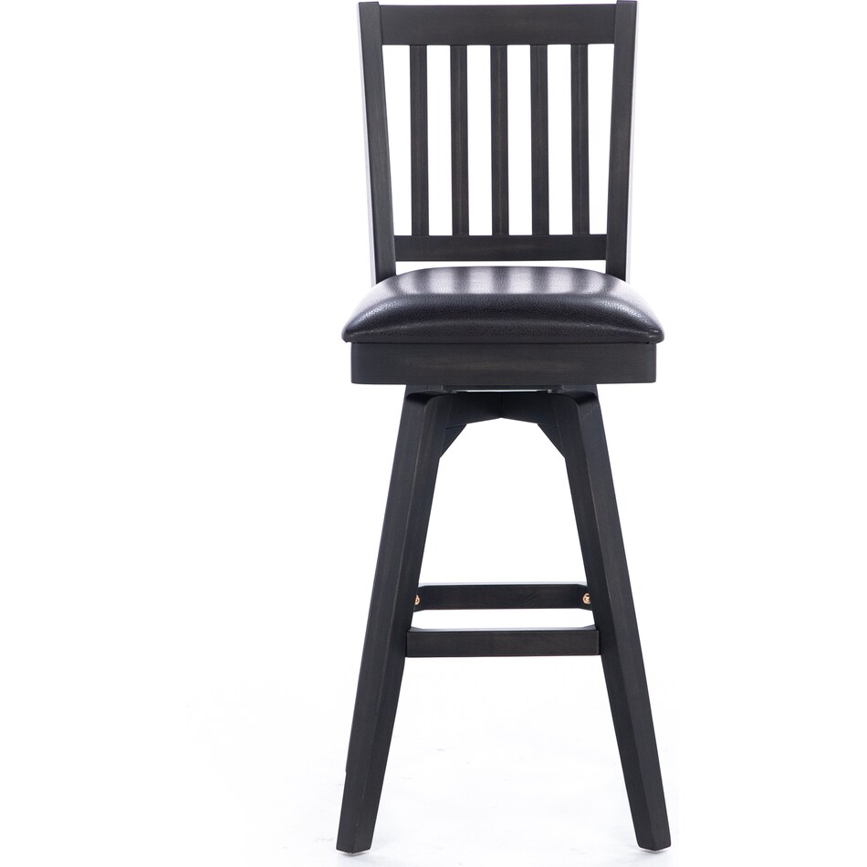 east coast innovators black inch & over bar seat stool   