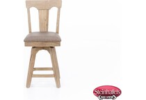 east coast innovators brown inch & over bar seat stool  image   