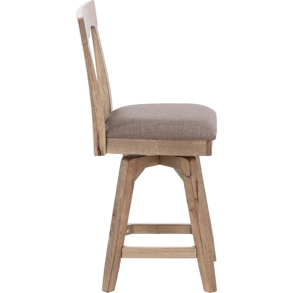 east coast innovators brown inch & over bar seat stool   