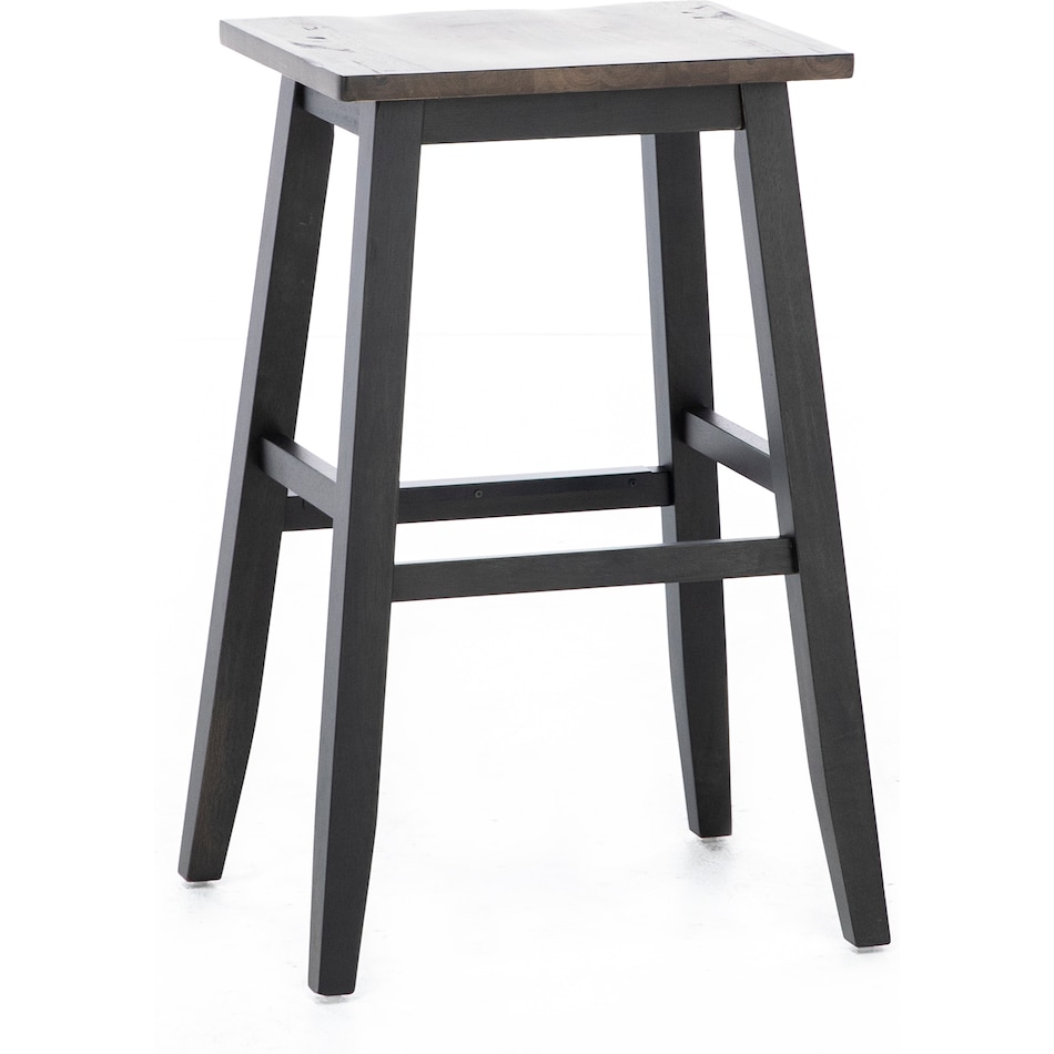 ecin black inch & over bar seat stool   