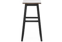 ecin black inch & over bar seat stool   