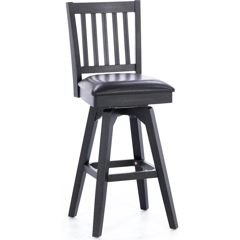 ecin black inch & over bar seat stool   