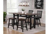 ecin black inch & over bar seat stool lifestyle image   