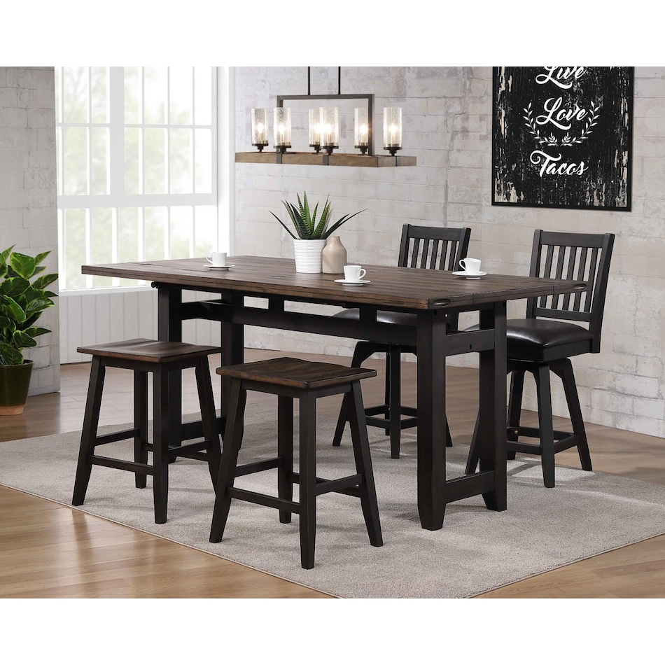 ecin black inch & over bar seat stool lifestyle image   