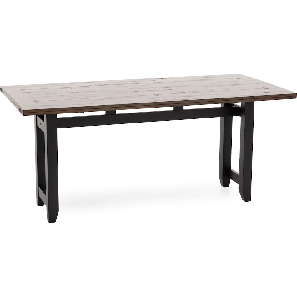 ecin black inch bar height table rectangle   