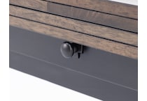 ecin black inch bar height table rectangle   