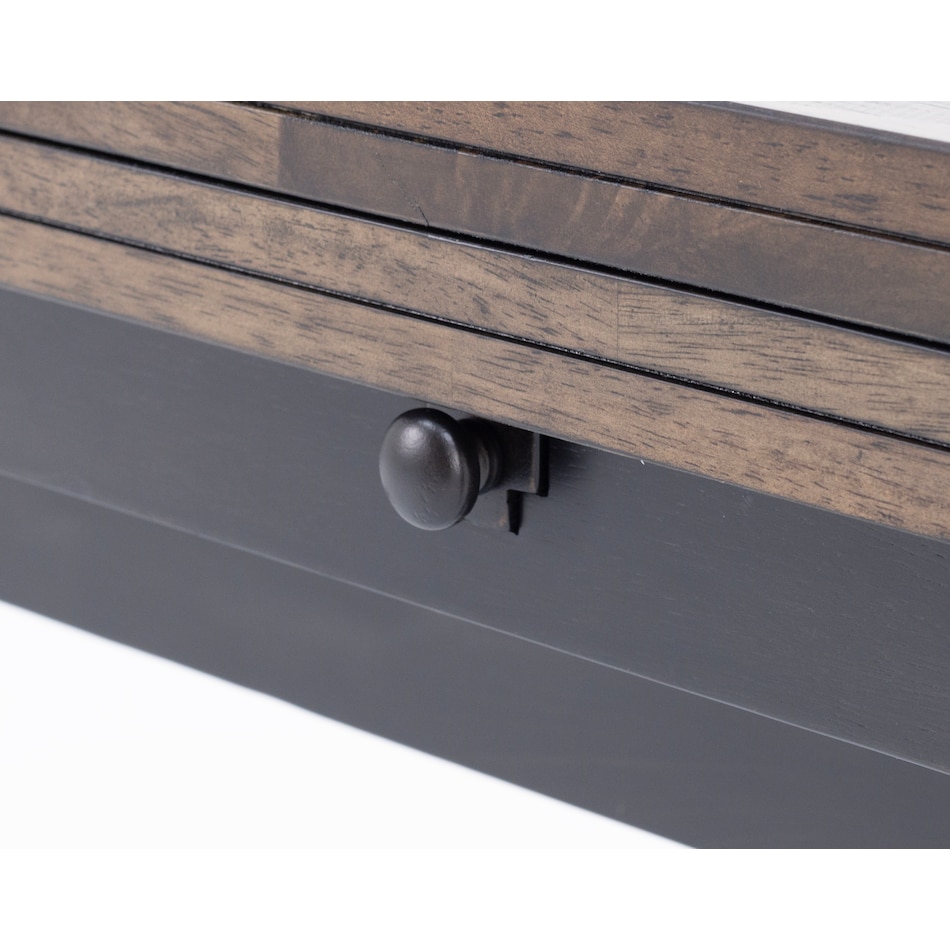 ecin black inch bar height table rectangle   
