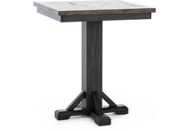 ecin black inch bar height table square p  