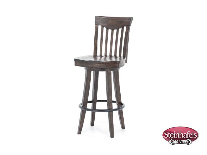 ecin brown inch & over bar seat stool  image   