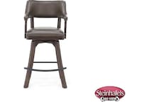 ecin brown inch & over bar seat stool  image   