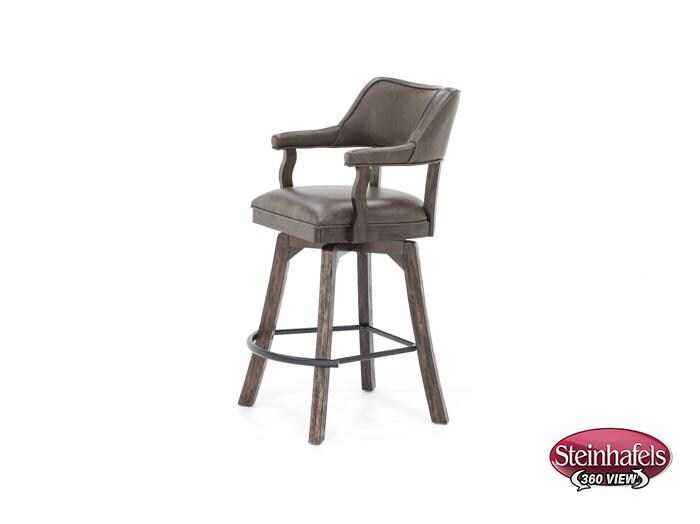 ecin brown inch & over bar seat stool  image   