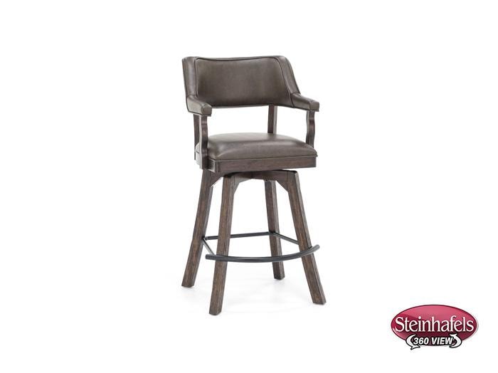 ecin brown inch & over bar seat stool  image   