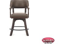 ecin brown inch & over bar seat stool  image   